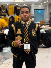 Alpha Wool And Leather Letterman Jacket